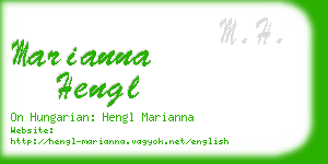 marianna hengl business card